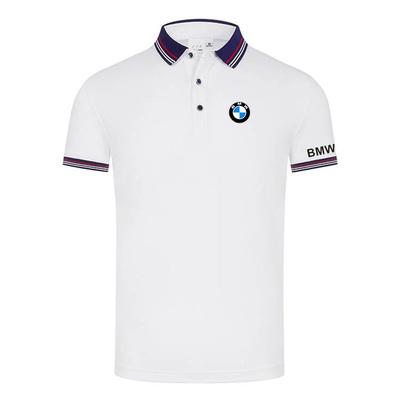 Polo BMW Homme 2022 Piqué De Coton Col Contrasté Slim Fit